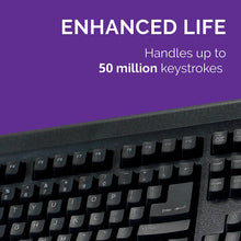 Load image into Gallery viewer, Gold Prime USB-A Mechanical Keyboard