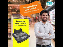 Load and play video in Gallery viewer, MSP 250 Star Dot Matrix Printer