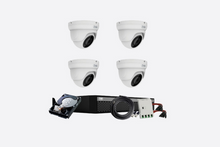 Load image into Gallery viewer, Full HD 2MP Cameras Combo KIT 8 Channel Full HD DVR + 8 Dome Cameras + 1 TB Hard Disc + Wire Roll + Supply &amp; All Required connectors - CCTV Bundle 1
