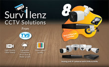 Load image into Gallery viewer, Full HD 2MP Cameras Combo KIT 8 Channel Full HD DVR + 8 Bullet Cameras + 1 TB Hard Disc + Wire Roll + Supply &amp; All Required connectors - CCTV Bundle 2
